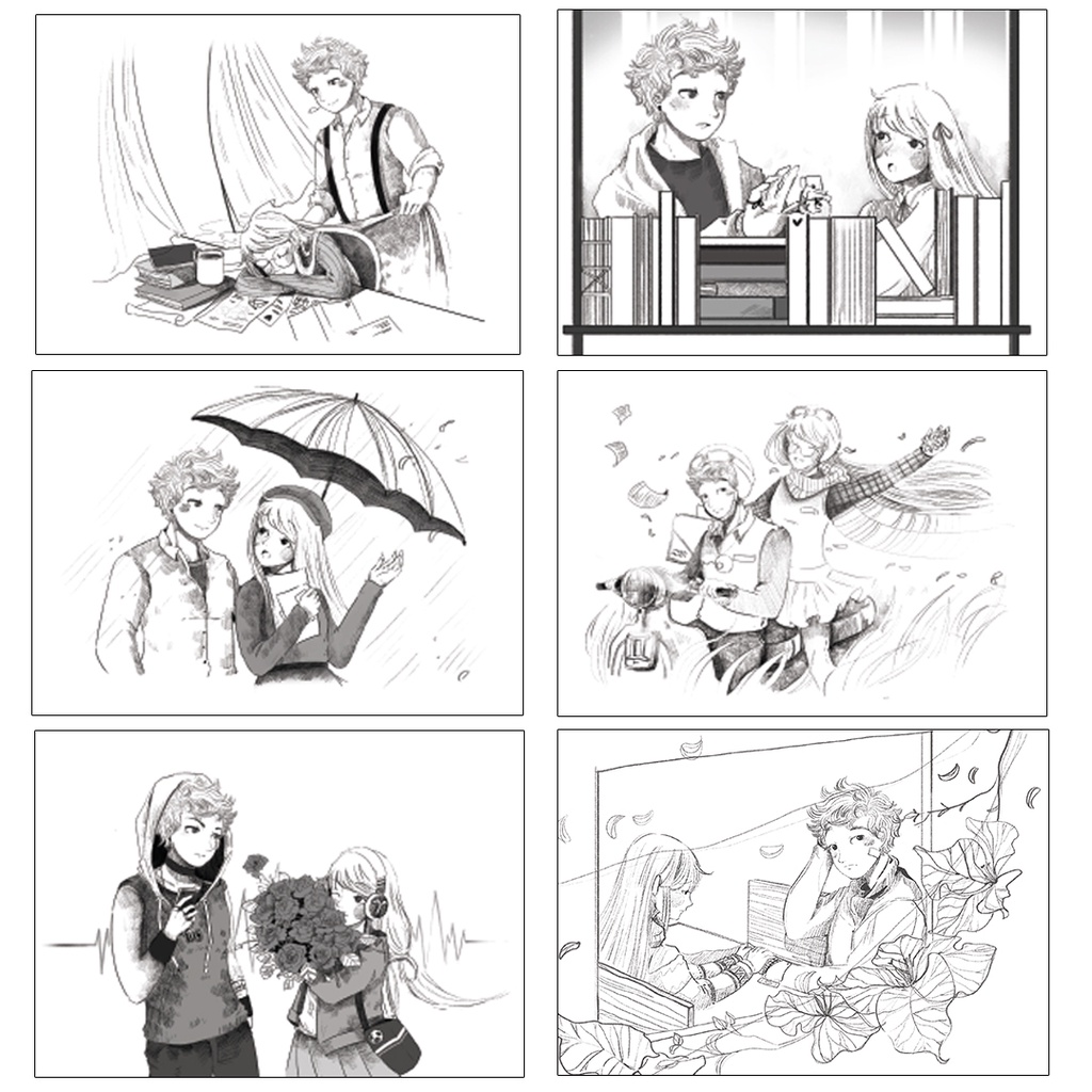 Sách Chạm - Hành Trình Cảm Xúc Của 12 Chòm Sao - Tặng Kèm 6 Postcard