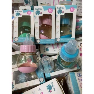 Bình Sữa Sơ Sinh Babuu Cổ Hẹp 75ml