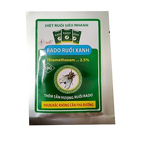 Thuốc diệt ruồi Rado Ruồi Xanh – diệt ruồi hiệu quả cao 10GRAM