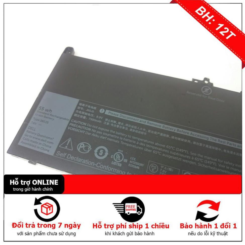 [BH12TH] PIN ZIN LAPTOP DELL LATITUDE E7270 E7470 4CELL 55WHR BATTERY MC34Y J60J5