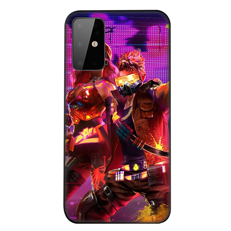Ốp điện thoại silicon mềm cho Samsung Galaxy A50s A50 A40s A40 A30s A30 A20E A20s A20 A10s A10 hình game Free Fire