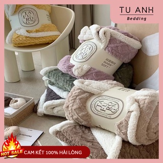 Chăn lông cừu Cashmere mềm mịn hàn quốc nhập khẩu
