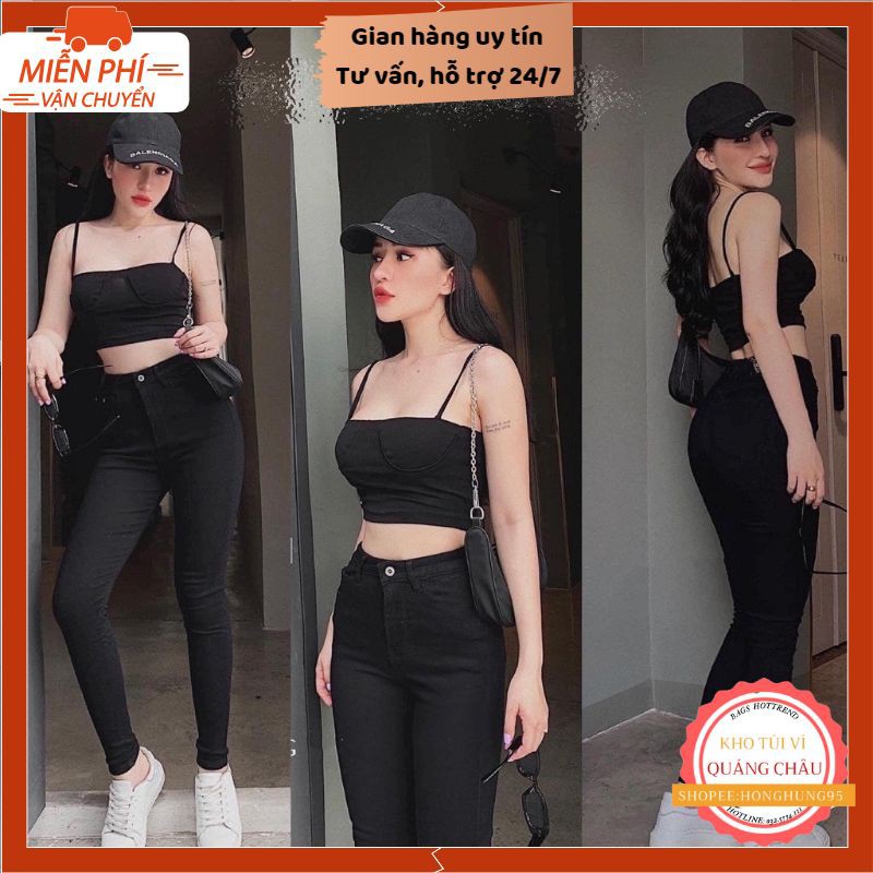 Quần Jean Nữ FREESHIP Quần Bò Giấy Skinny Lưng Cao Ôm Sát Siêu Co Giãn Đủ size Hàng Cao Cấp mã Q5