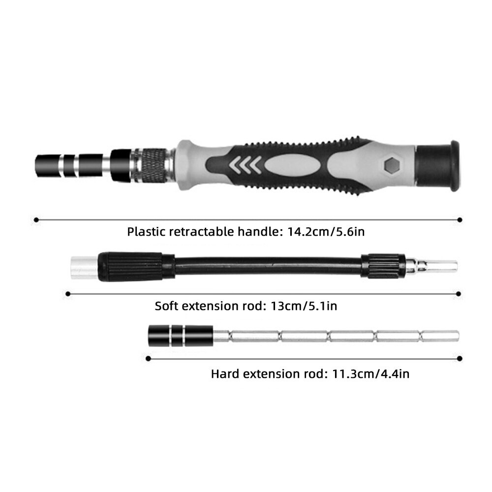 Set tua vít ADIEEPEN nam châm chính xác 115 trong 1 dành cho sửa chữa đồng hồ điện thoại máy tính