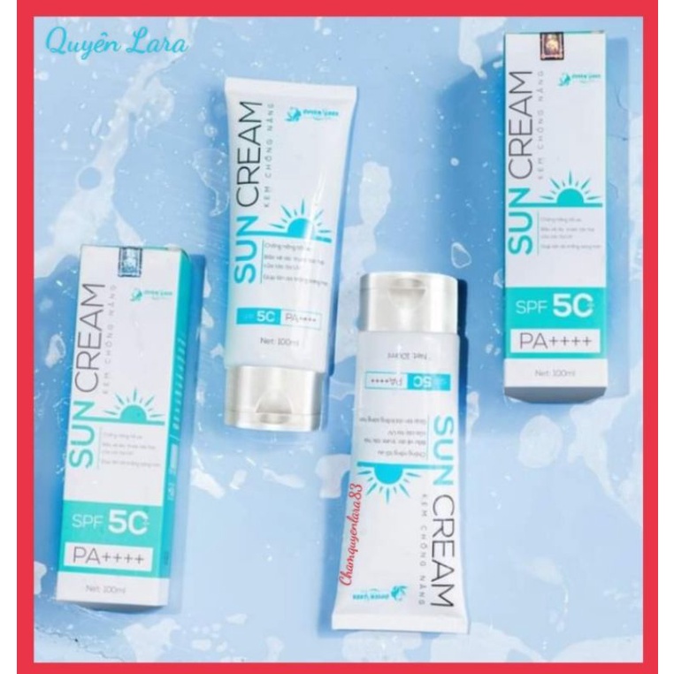 Kem chống nắng sun cream Quyên lara 100ml