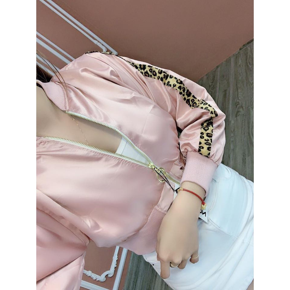 [CAO CẤP] ÁO KHOÁC PHI LỤA VIỀN BEO | BigBuy360 - bigbuy360.vn