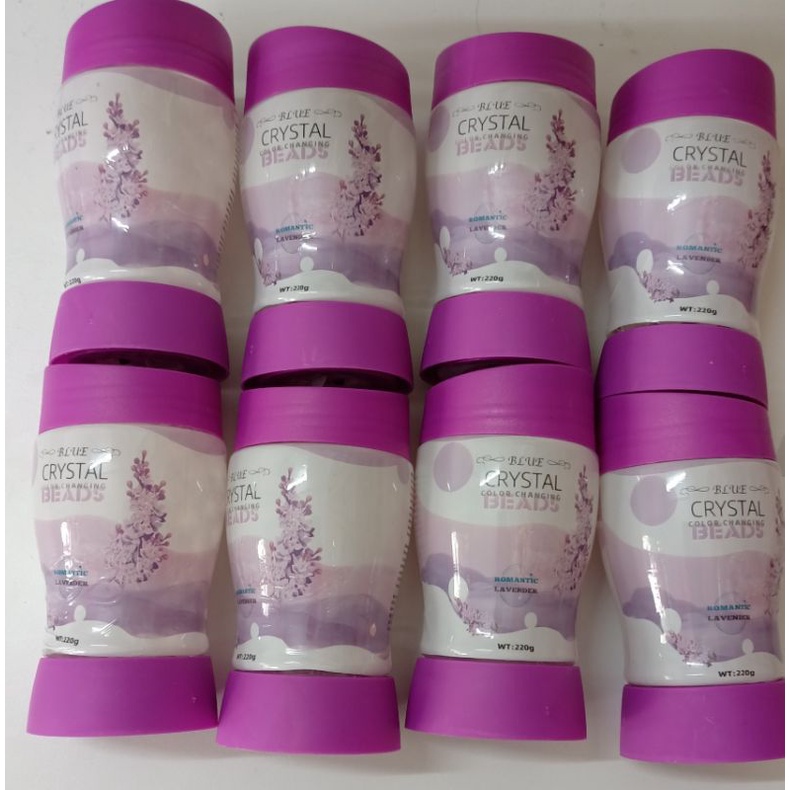 SIÊU HOT Sáp thơm Cristal Blue 220g hương Lavender có đèn led thành phần tự nhiên, hương thơm quyến rũ
