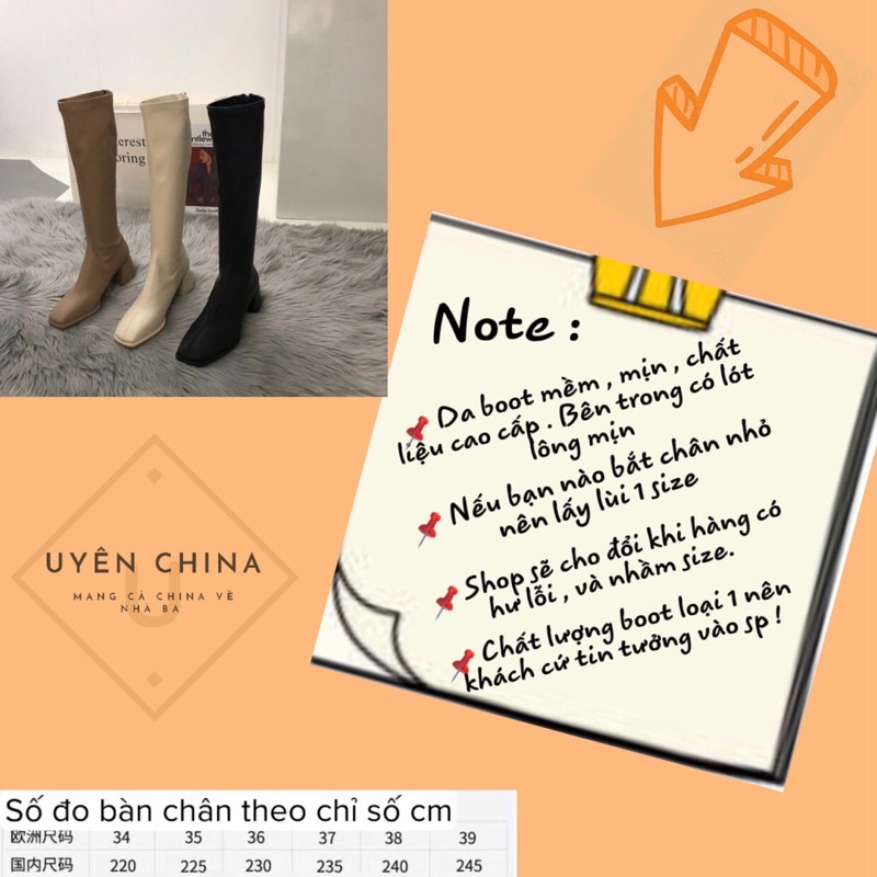 BOOTS CỔ CAO CỰC ĐẸP DA XỊN , LÓT LÔNG , KHOÁ ĐẰNG SAU | BigBuy360 - bigbuy360.vn