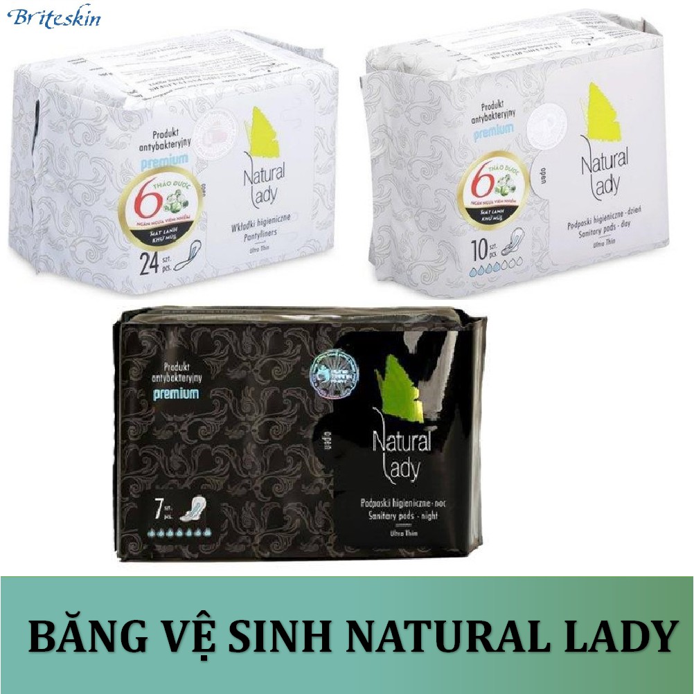 Dòng Băng Vệ Sinh Thảo Dược Natural Lady (3 Loại )