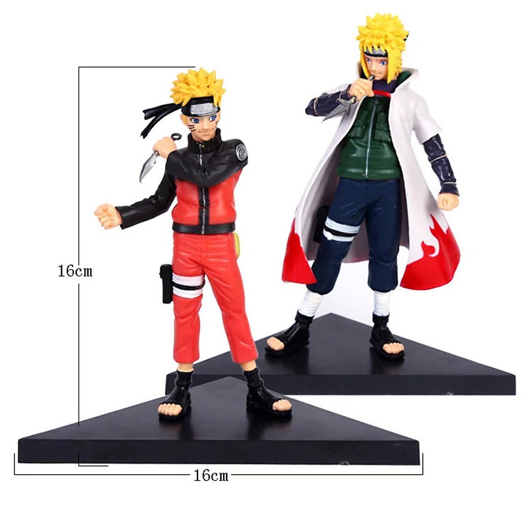 Set 02 Mô Hình Naruto Nhân Vật Uzumaki Naruto vs Namikaze Minato Cực Đẹp - Cao 16cm