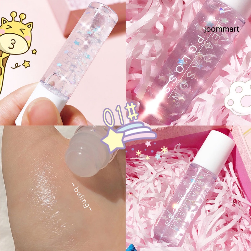 【JM】Moisturizing Pearlescent Lip Gloss Oil Lasting Transparent Lipstick Women Makeup