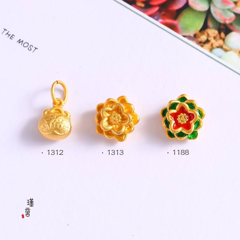 Vòng Tay/Dây Chuyền Chuỗi Hạt Hình Hoa Sen Xuyên Thấu Thời Trang Cho Nam Và Nữ