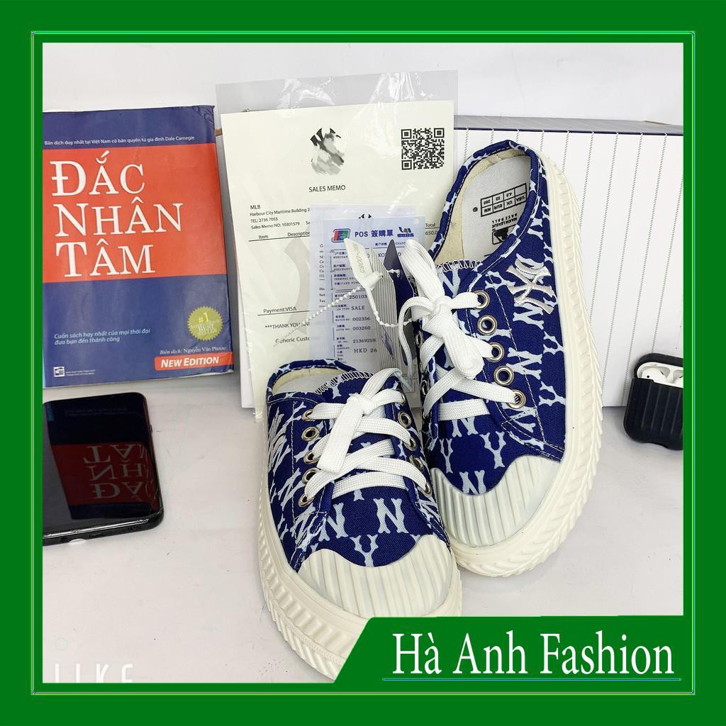 [ Like au- Hàng Trung ] Giày Sục NY, Đạp Gót, Giày Sục 𝐌𝐋𝐁 NY xanh  Độn đế mới nhất 2021-Hà Anh Fashion