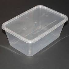 300 hộp nhựa chữ nhật cao cấp 1000ml kèm nắp dùng một lần (dùng được trong lò vi sóng)
