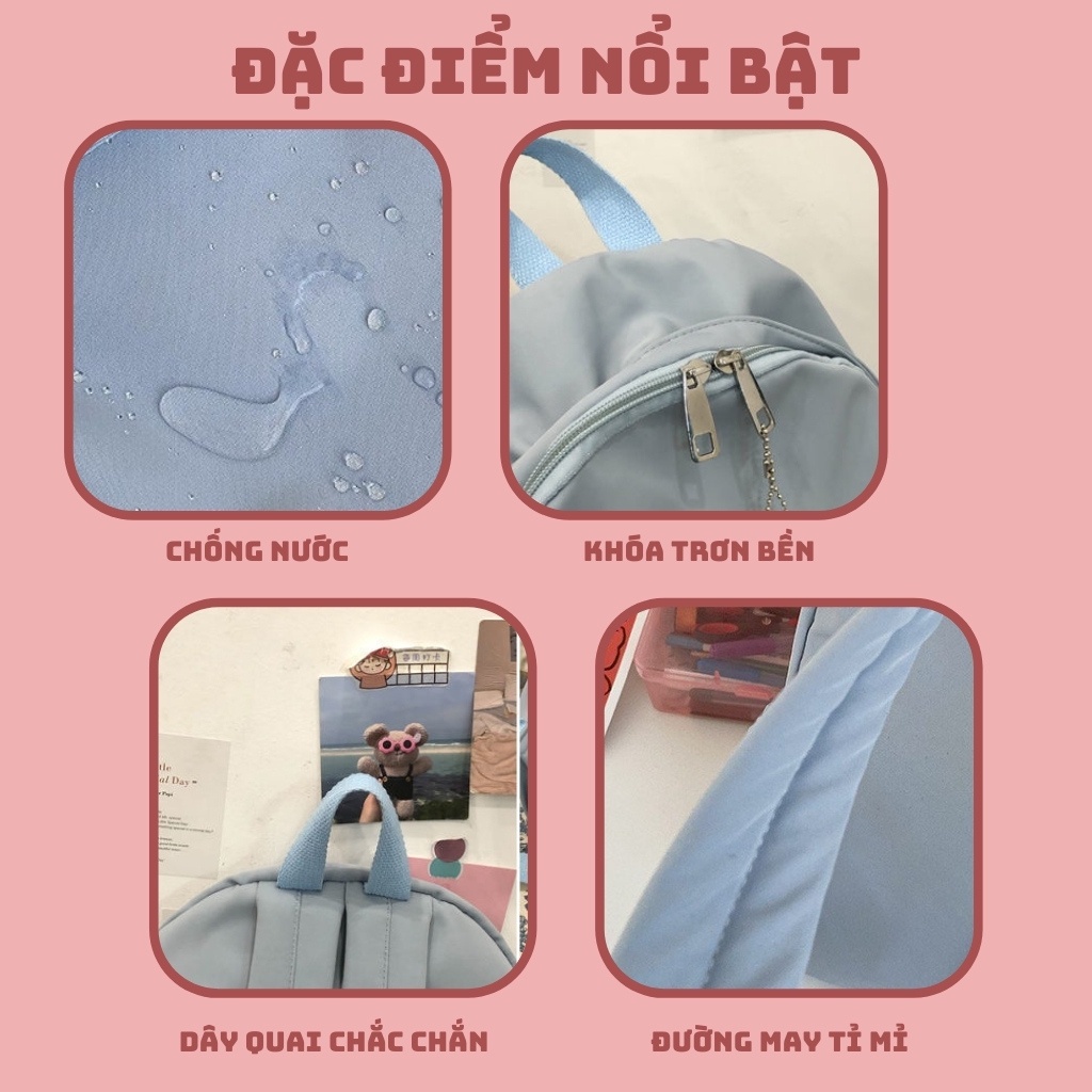 Balo nữ đẹp đi học ULZZANG chống nước thời trang cao cấp giá rẻ Duyên Balo MS13