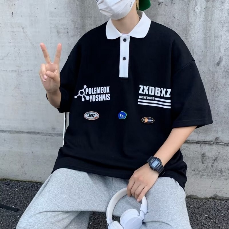 Áo Thun Form Rộng Tay Lỡ Cổ POLO ZX- CLITUS FASHION