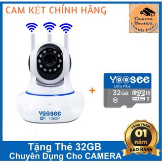 Camera IP YooSee 3 Anten FHD1080P - 2.0mpx TẶNG THẺ 32GB Ultra [COMBO Khuyến Mãi]