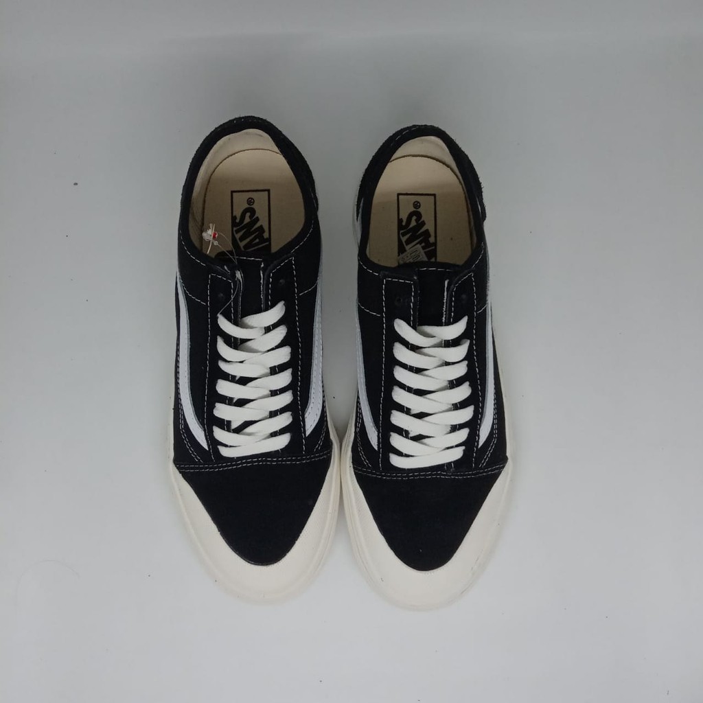 Giày Vans Old Skool 36 Màu Trắng Đen 100% Real Pict Chất Lượng Cao