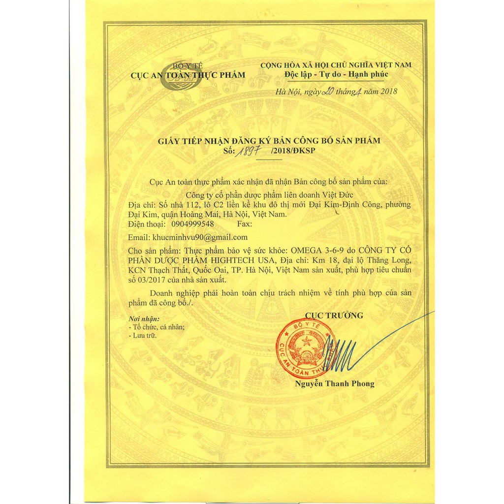 DẦU CÁ OMEGA 3.6.9 Bổ não Sáng mắt, Khỏe Tim Mạch (100 viên) ( Hàng chính hãng công ty NCT3 ) | Thế Giới Skin Care