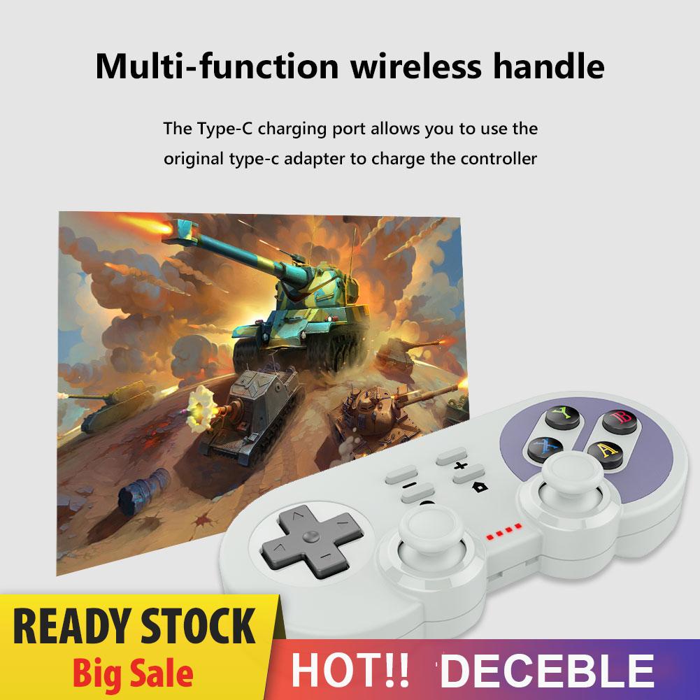 deceble Bluetooth-compatible Controller Gamepad Joystick Wireless Console for PS3 PC Android