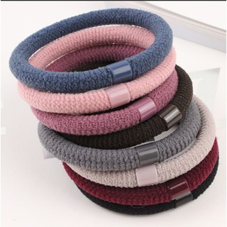 Set 10 dây cột tóc trơn nhiều màu
