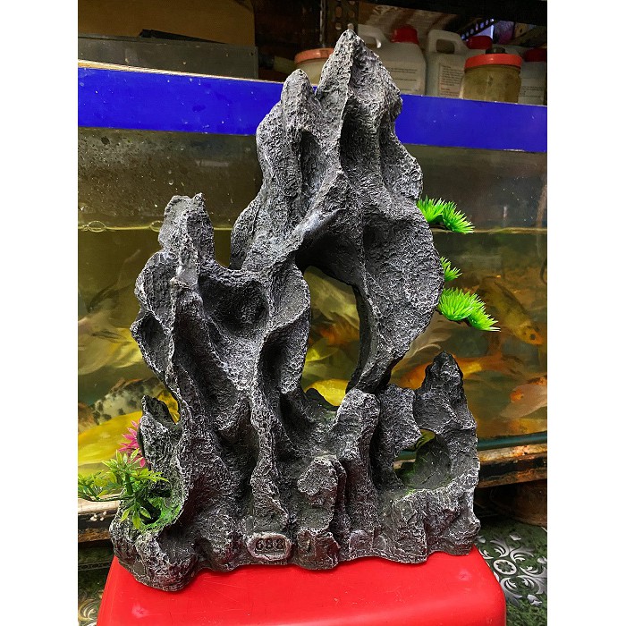 TIÊU CẢNH TRANG TRÍ HỒ CÁ NON BỘ 25X9X23CM