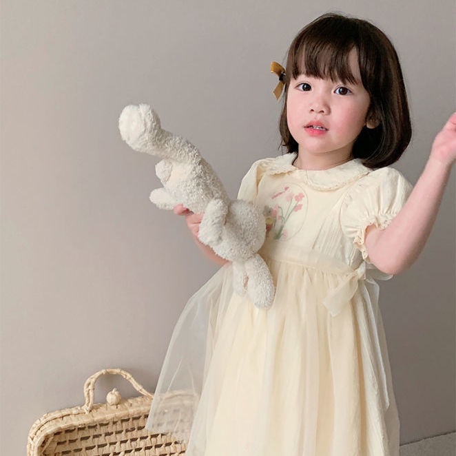Đầm Công Chúa Cổ Búp Bê Dễ Thương Dành Cho Bé Gái 202