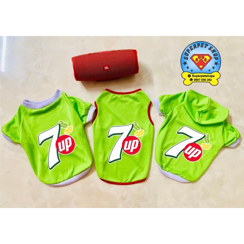 ÁO THÚ CƯNG LOGO NƯỚC NGỌT 7UP SIÊU XINH GIÁ RẺ