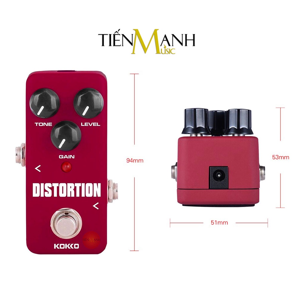 [Chính Hãng] Phơ Guitar Kokko Distortion Mini FDS-2 - Bàn Đạp Pedal Effect FDS2