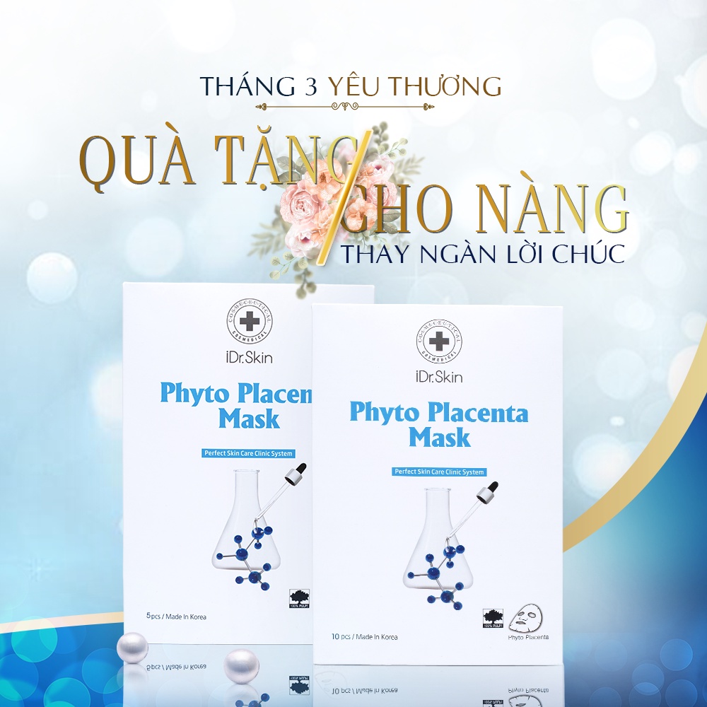 Mặt nạ nhau thai phục hồi da IDr Skin Phyto Placenta Mask
