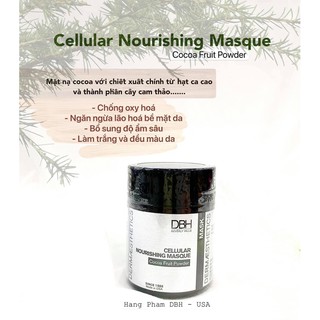 mặt nạ dbh dưỡng trắng cellular hydration masque