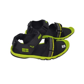 Giày sandal Nam xuất khẩu Rova chính hãng - đen xanh lá
