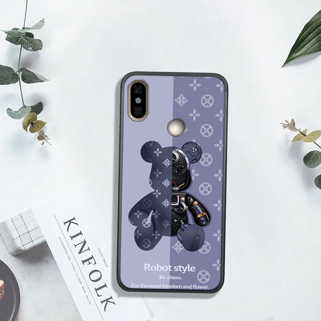[HOT]ỐP HUAWEI Y9 2019 - Y7 Pro 2019  , In Hình Gấu Robot họa tiết L-V màu sắc cực đẹp.