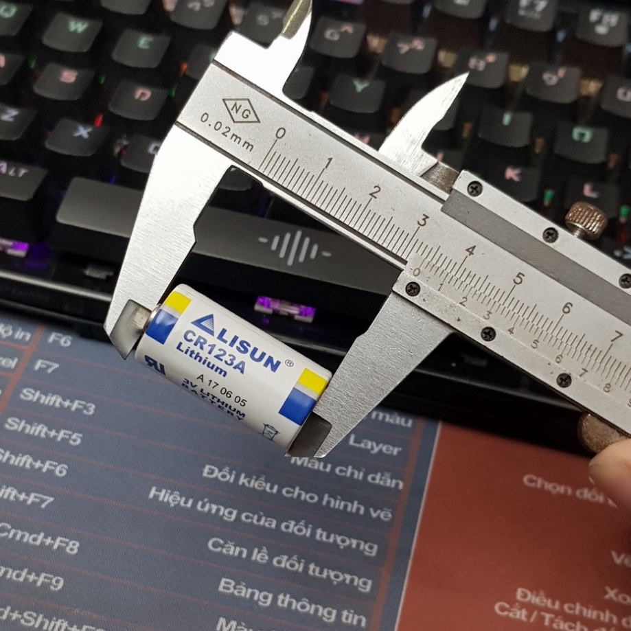 Cặp Pin Dành Cho Máy Ảnh Film PNS Cr123A, Pin Cao Cấp Hà Nội - PinChinhHang HN