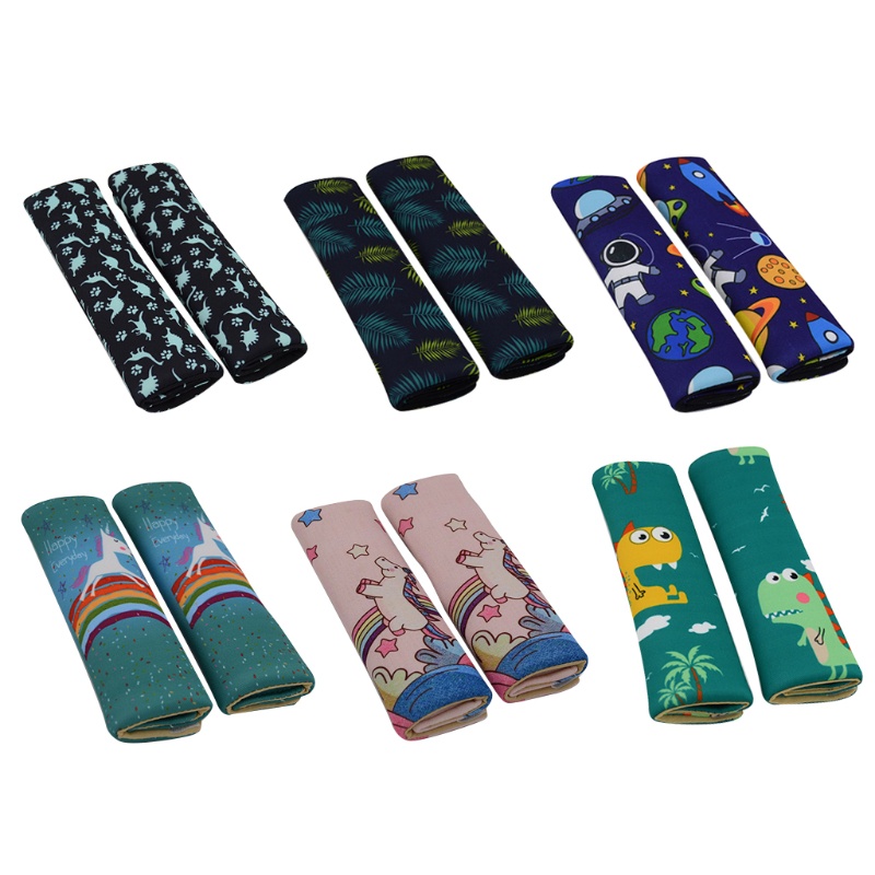 Bộ 2 Vỏ Bọc Dây Đai An Toàn Xe Hơi Mềm Mại Tiện Dụng