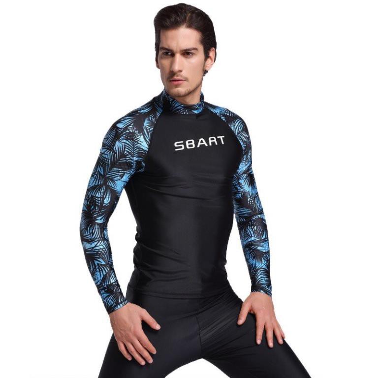 Áo bơi dài tay nam họa tiết chống nắng - giữ nhiệt Sbart sexy