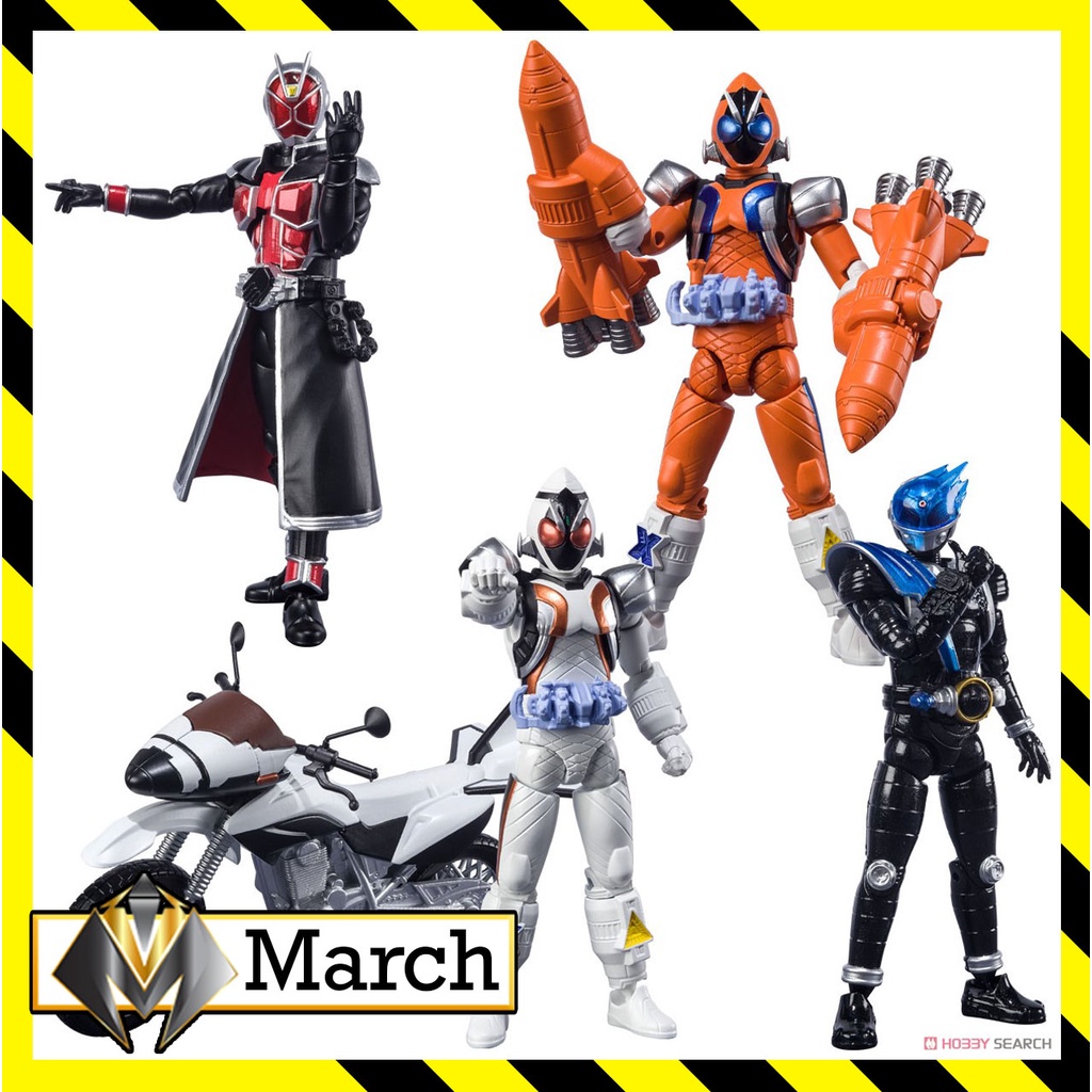 Mô hình Shodo Kamen Rider Fourze - Meteor - Wizard - SODO Siêu Nhân Dế