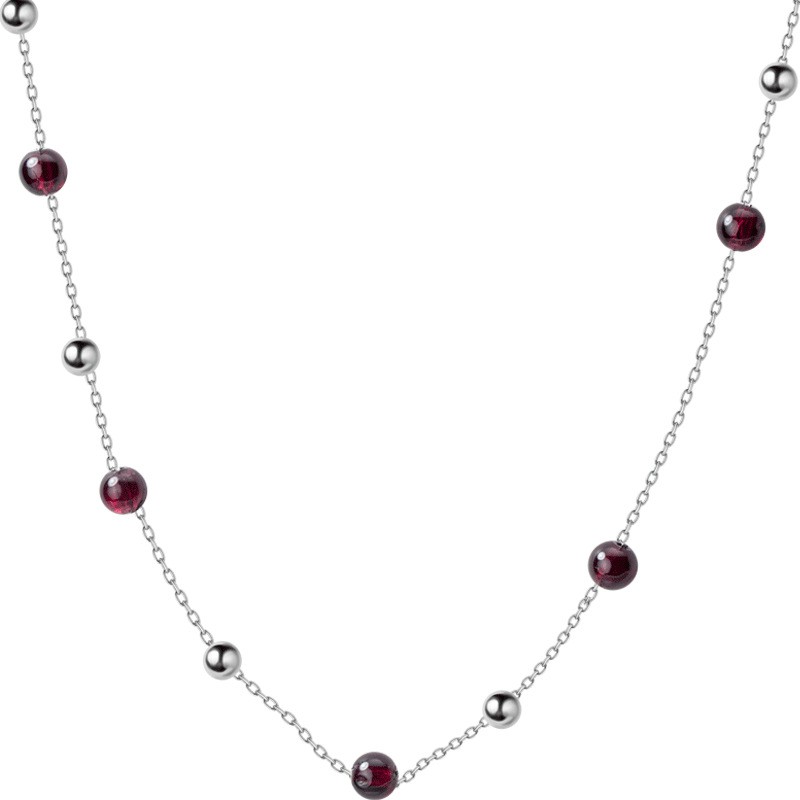 Vòng choker Hạt Đá Nhỏ Tinh Tế Bằng Bạc S925 Cao Cấp - DB2471 - Bảo Ngọc Jewelry
