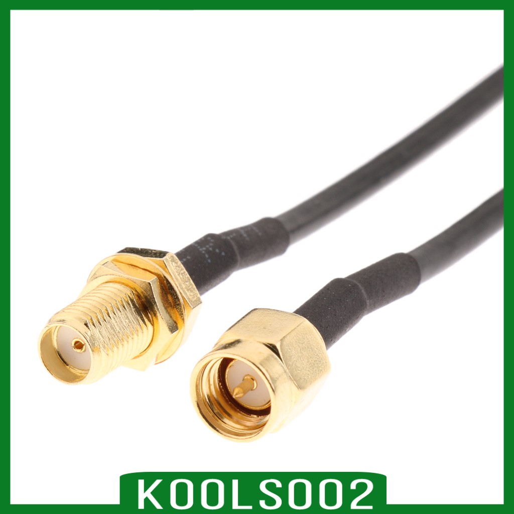 Antenna Adapter RP-SMA Extension Cable Cord for WiFi Wireless Router 3.3ft