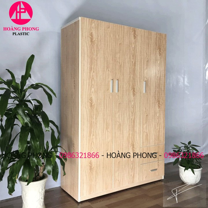 ( HÀNG CAO CẤP ) Tủ quần áo nhựa giá gỗ ngang 1m22 cao 1m85 miễn phí giao hàng | BigBuy360 - bigbuy360.vn