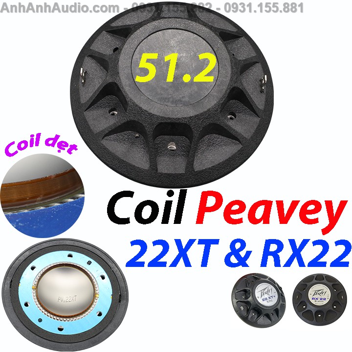 Côn treble 51.2 Dây Dẹp thay loa 22Xt và RX22