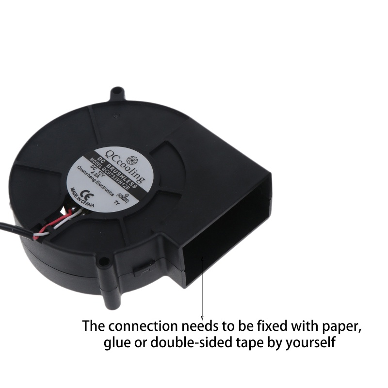 Quạt Thổi Khí 33mm Hỗ Trợ Nướng BBQ DC 12V 2.5A 5500R / Min