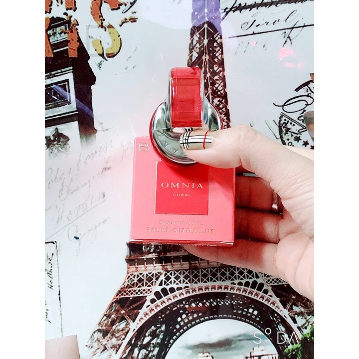 Nước Hoa Nữ 5ml Bvlgari Omnia Coral Chính Hãng