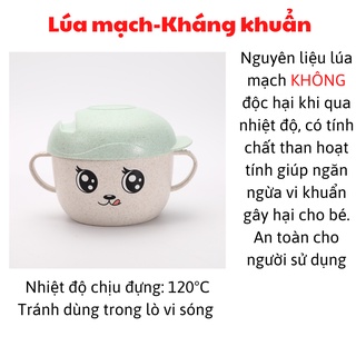 Bát ăn dặm lúa mạch cho bé