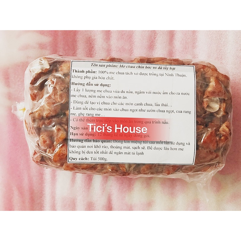 Me chua sạch - Me khô nấu canh chua đã lấy hạt - 500g