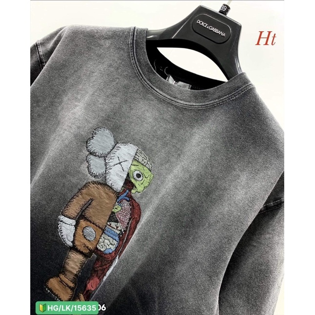 Áo loang KAWS nhạt đậm H2A799
