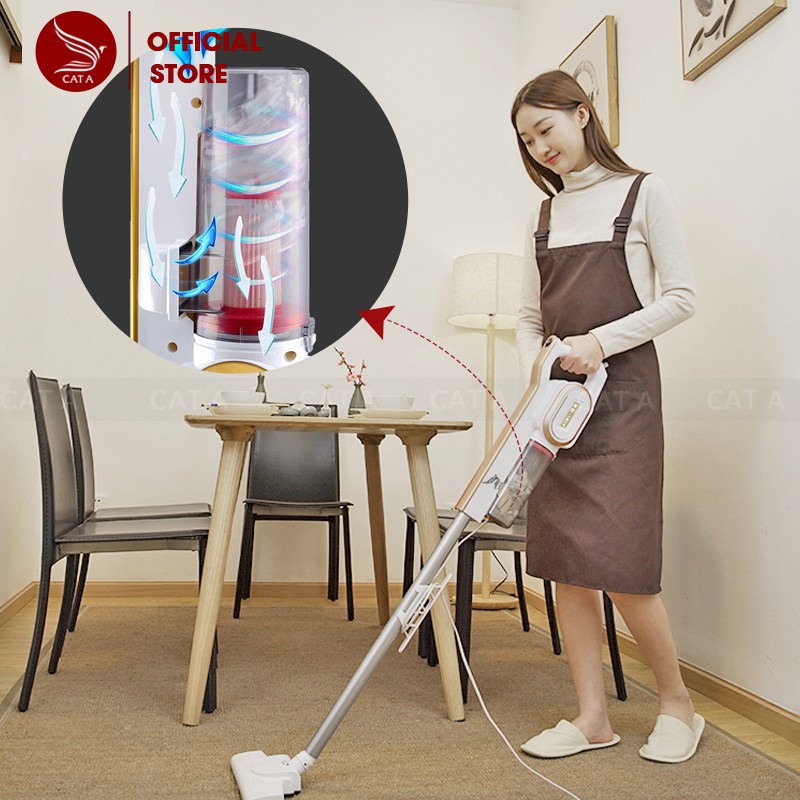 Máy hút bụi cầm tay Cát Á vô cùng tiện lợi lực Hút Siêu Mạnh 12000Pa | BigBuy360 - bigbuy360.vn