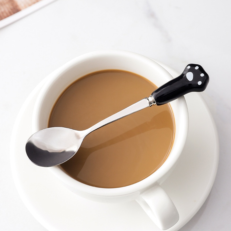 Muỗng cà phê bằng thép không gỉ hình động vật hoạt hình