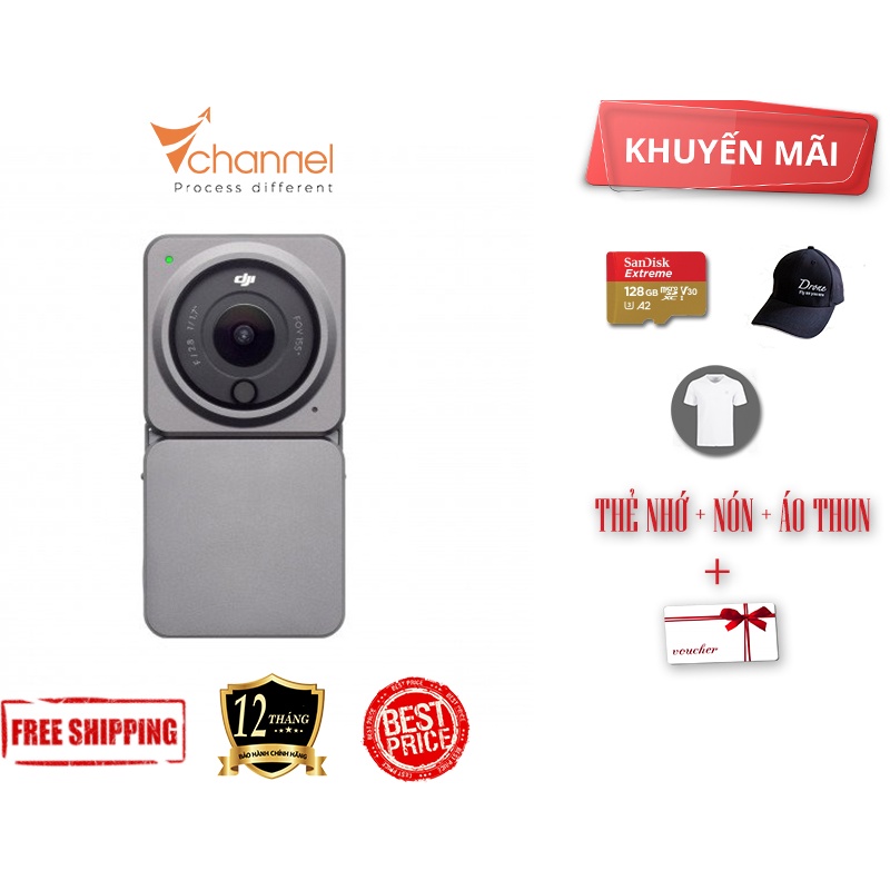 Máy quay phim DJI Action 2 Power Combo DJI  *Tặng Thẻ nhớ 128GB, Nón, áo thun, voucher, Freeship, giá tại kho rẻ-nhất VN