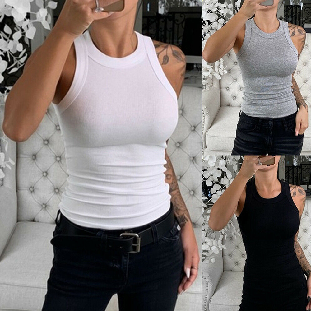 Áo Nữ Không Tay Cổ Chữ O Thời Trang Quyến Rũ | BigBuy360 - bigbuy360.vn